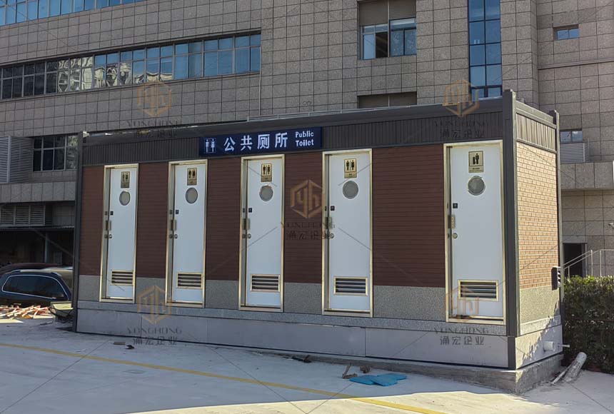 四厕位工厂成品移动厕所